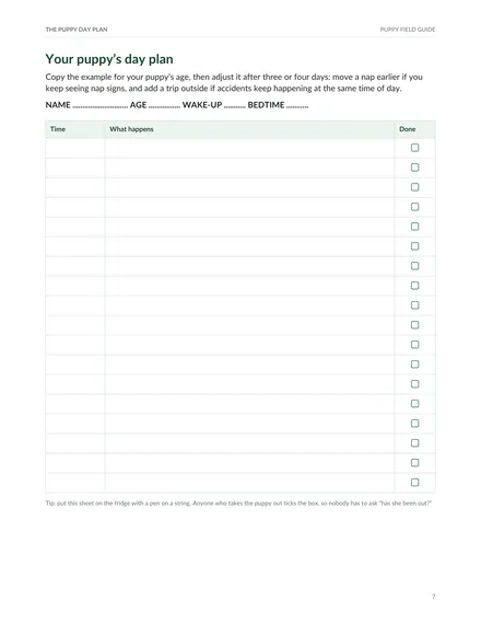 A page from the free guide